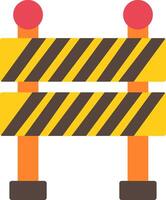 Road Block Icon Design Symbol vector