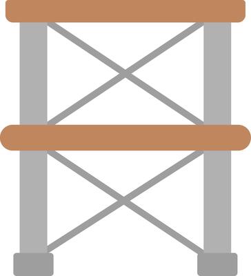 Scaffolding Icon Design Symbol