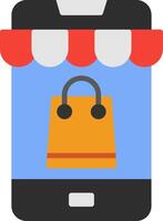 Online Shop Icon Design Symbol vector