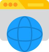 Online Presence Icon Design Symbol vector