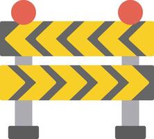 Road Barrier Icon Design Symbol vector