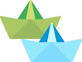 Paper Boat Icon Design Symbol vector