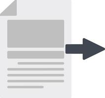 Document Icon Design Symbol vector