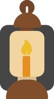 Oil Lamp Icon Design Symbol vector