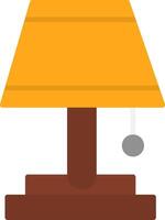 Table Lamp Icon Design Symbol vector