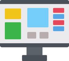 Mood Board Icon Design Symbol vector
