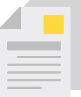 Document Icon Design Symbol vector