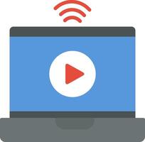 Online Streaming Icon Design Symbol vector