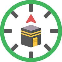 Qibla Icon Design Symbol vector
