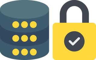 Database Icon Design Symbol vector