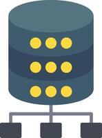 Database Icon Design Symbol vector