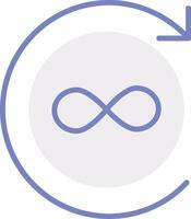 Infinite Icon Design Symbol vector