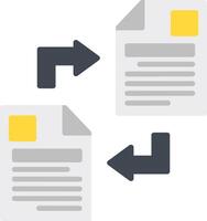 Data Transfer Icon Design Symbol vector
