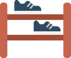 Shoe Rack Icon Design Symbol vector