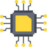 Cpu Icon Design Symbol vector