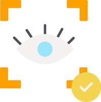 Eye Recognition Icon Design Symbol vector