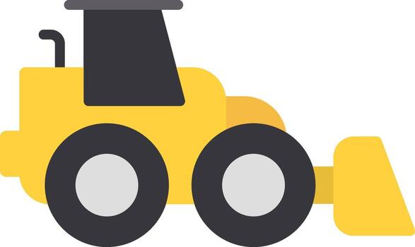 Front Loader Icon Design Symbol vector