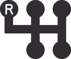 Gearshift Icon Design Symbol vector