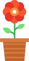Flowerpot Icon Design Symbol vector