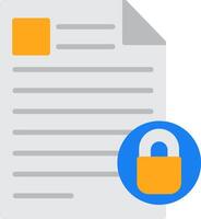 Document Icon Design Symbol vector