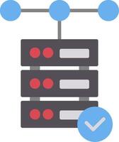 Database Icon Design Symbol vector