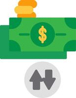 Cash Flow Icon Design Symbol vector