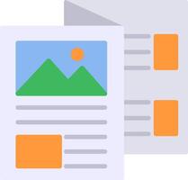 Brochure Icon Design Symbol vector
