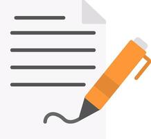 Contract Icon Design Symbol vector