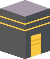 Kaaba Icon Design Symbol vector