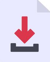Download File Icon Design Symbol vector