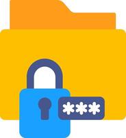 Data Encryption Icon Design Symbol vector