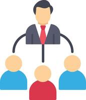 Delegate Icon Design Symbol vector