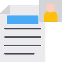 CV Icon Design Symbol vector