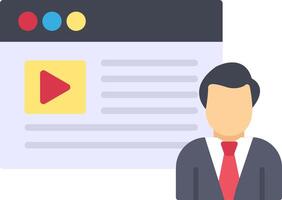 Content Creator Icon Design Symbol vector