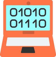 Binary Code Icon Design Symbol vector