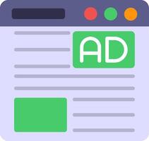 Advertisement Icon Design Symbol vector