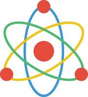 Atom Icon Design Symbol vector