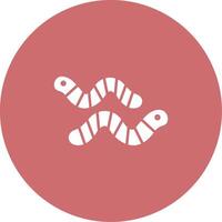 Worm Icon Design Symbol vector