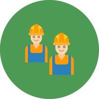 Workers Icon Design Symbol vector