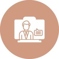 Virtual Assistant Icon Design Symbol vector