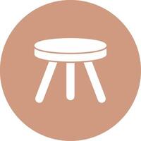Stool Icon Design Symbol vector