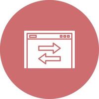 Transfer Data Icon Design Symbol vector