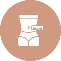 Waist Icon Design Symbol vector