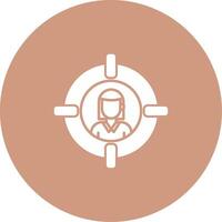 Target Icon Design Symbol vector