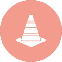 Traffic Cone Icon Design Symbol vector