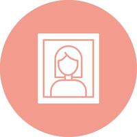 Portrait Icon Design Symbol vector