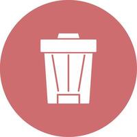 Trash Can Icon Design Symbol vector