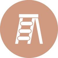 Step Ladder Icon Design Symbol vector