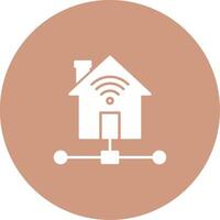 Smart Home Icon Design Symbol vector