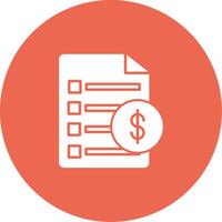 Invoice Icon Design Symbol vector
